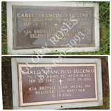 Bronze On-Site Headstone Restoration Service