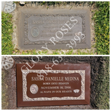 Bronze On-Site Headstone Restoration Service
