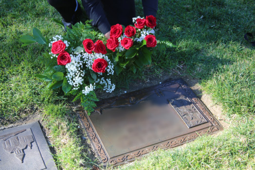 Glory Roses Red Roses Headstone Cleaning