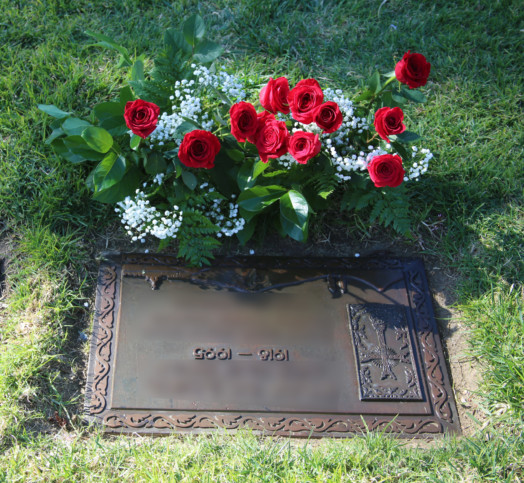 Glory Roses Red Roses & Headstone Cleaning