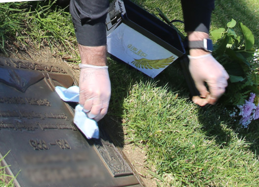 Glory Roses Headstone Cleaning Services